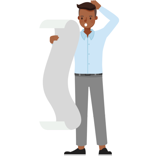 Categorised transaction list ready for the cash flow table